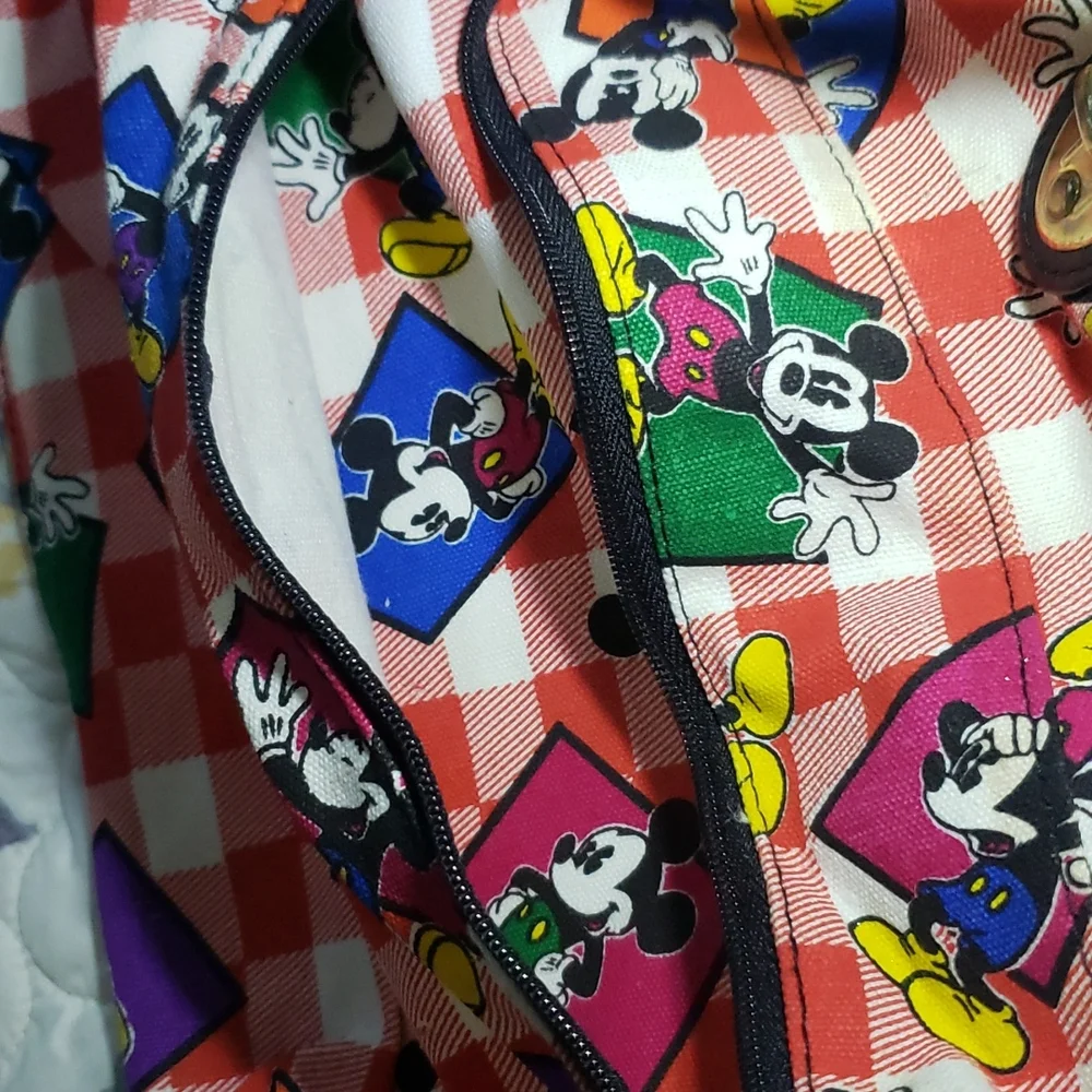 Mickey Mouse Drawstring Backpack 90s - Picture 4 of 5
